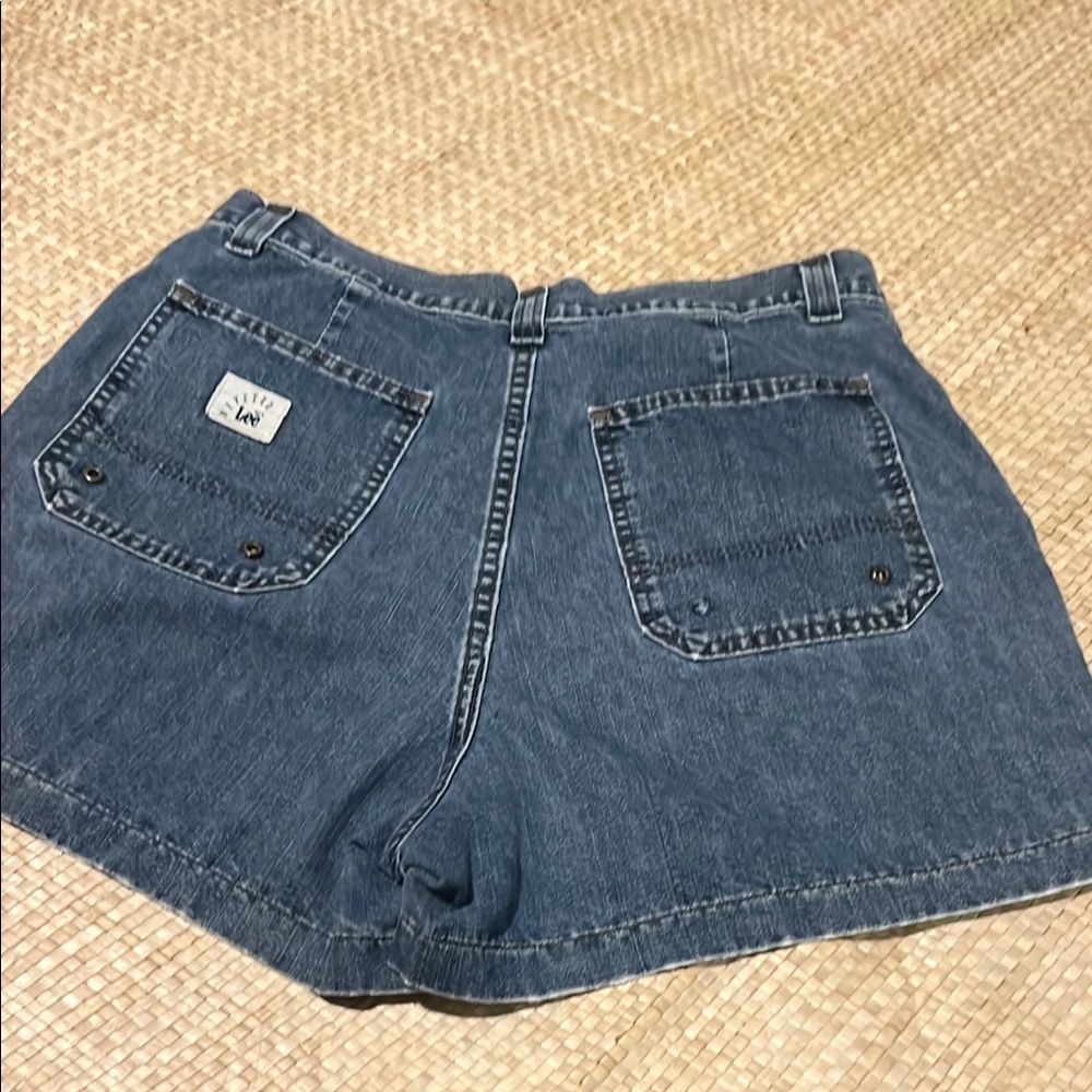 Lee Riveted Denim Women's Cargo Shorts ~ 16 - Picture 6 of 10